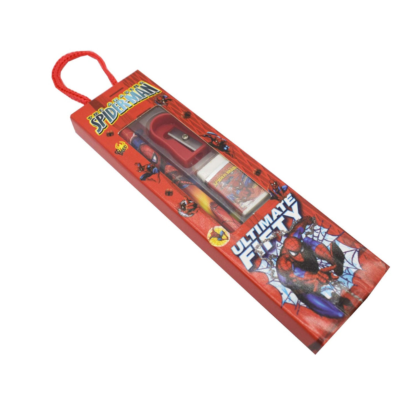 A PACK OF 10 CUTE MINI STATIONERY RETURN GIFTS FOR KIDS BIRTHDAYS (SPIDERMAN)