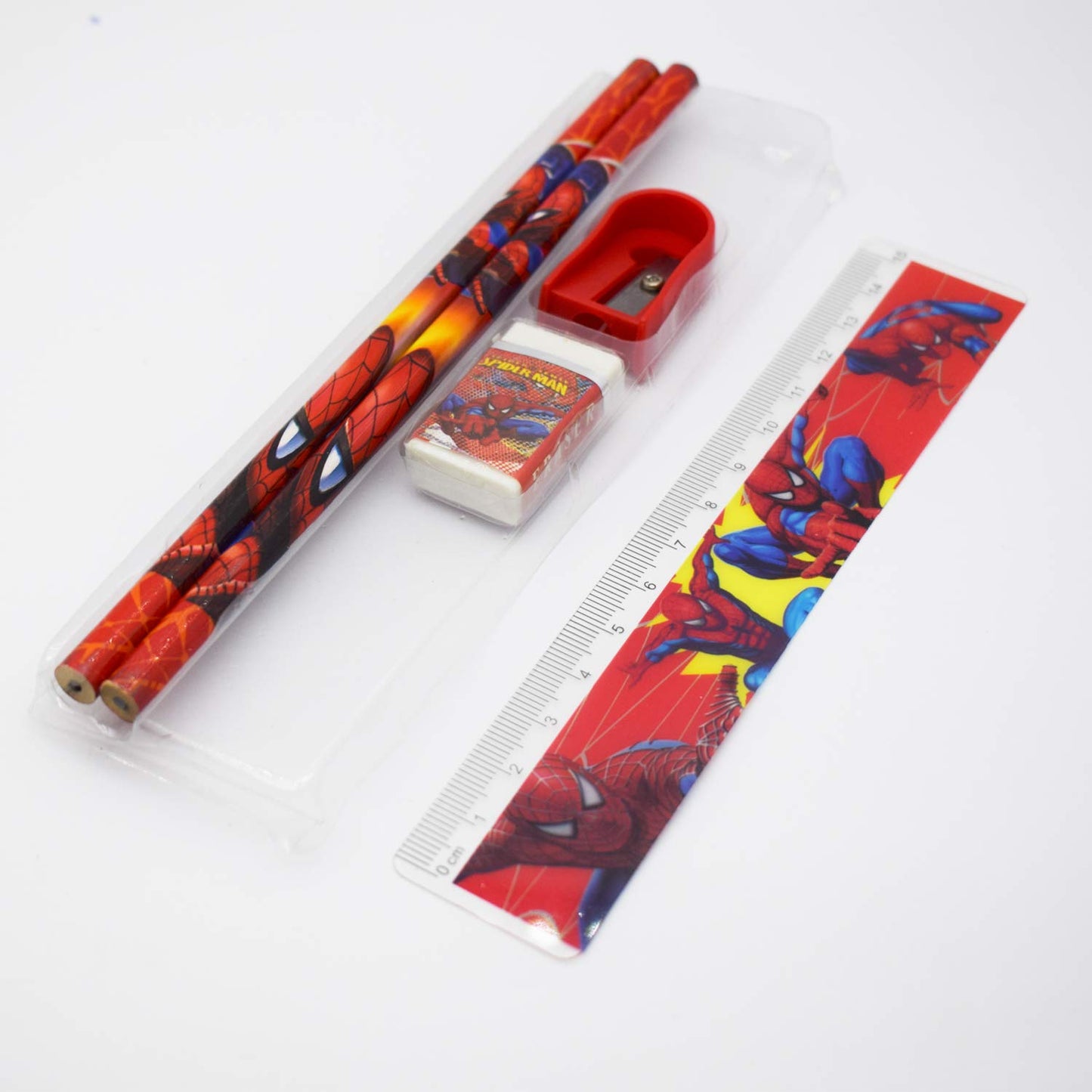 A PACK OF 10 CUTE MINI STATIONERY RETURN GIFTS FOR KIDS BIRTHDAYS (SPIDERMAN)