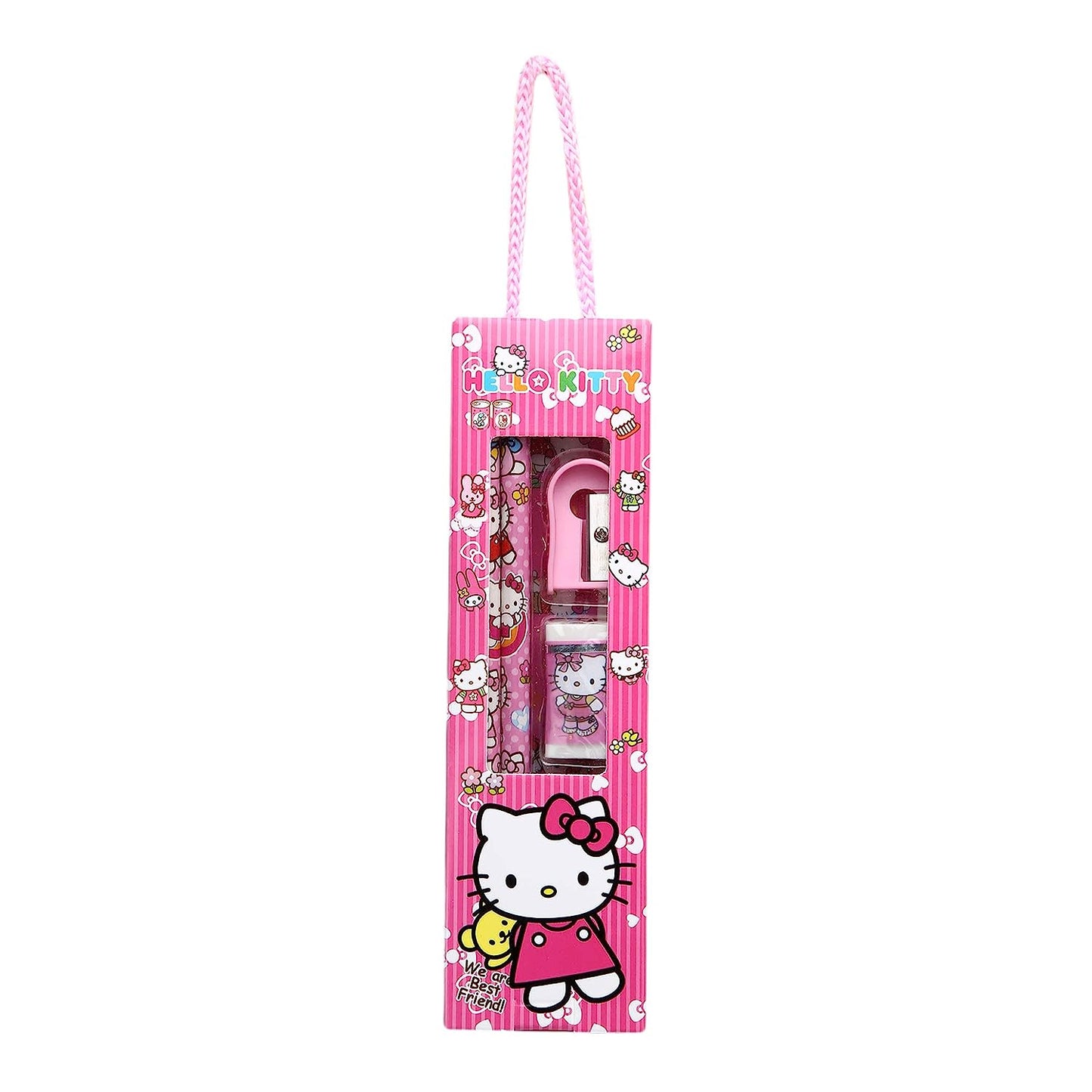 A PACK OF 10 CUTE MINI STATIONERY RETURN GIFTS FOR KIDS BIRTHDAYS (HELLO KITTY)