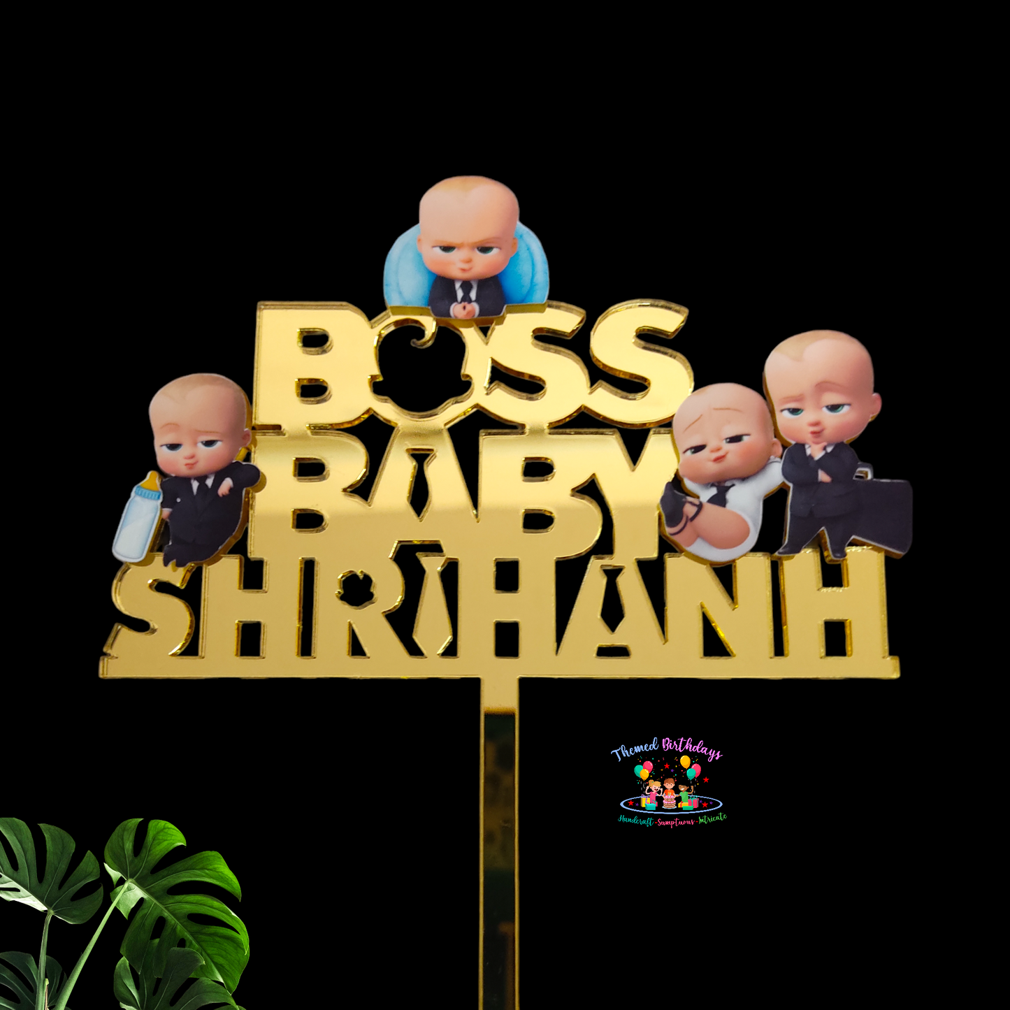 BOSS BABY THEMED CUSTOM TOPPER