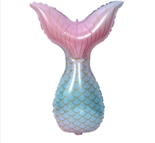 MERMAID TAIL FOIL BALLOON 52.5*88cm - 1PC