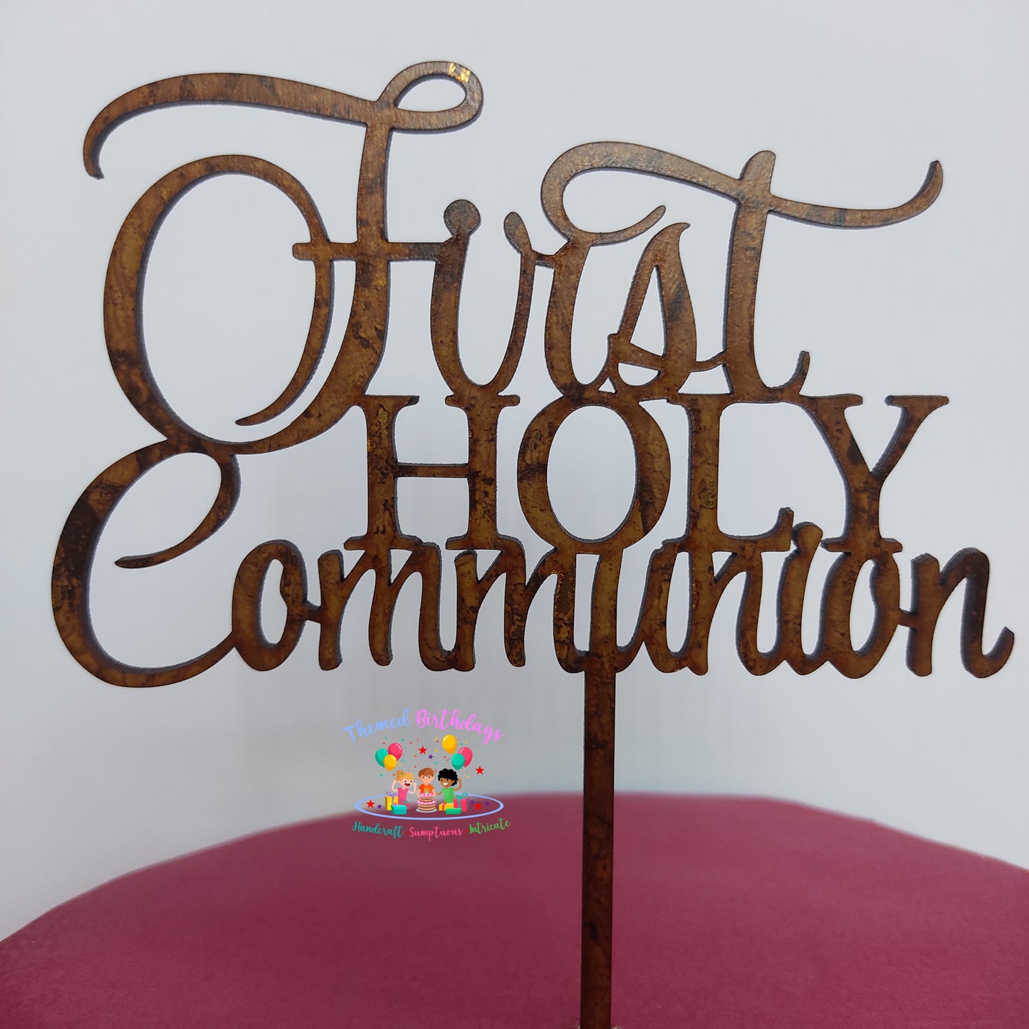 FIRST HOLY COMMUNION WOODEN TOPPER