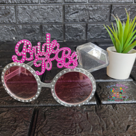 BRIDE TO BE GOGGLES/PARTY GLASS