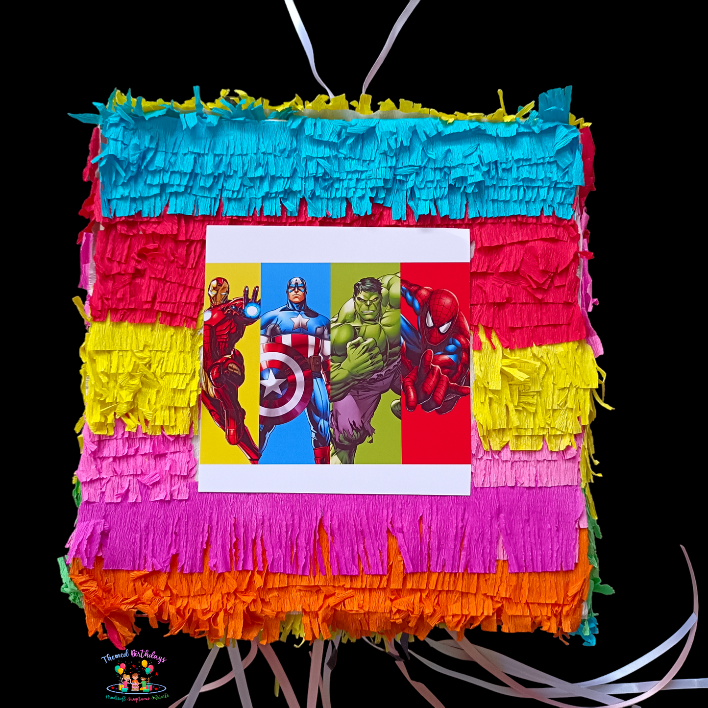 PULL THE STRINGS PINATAS (SQUARE SHAPE)