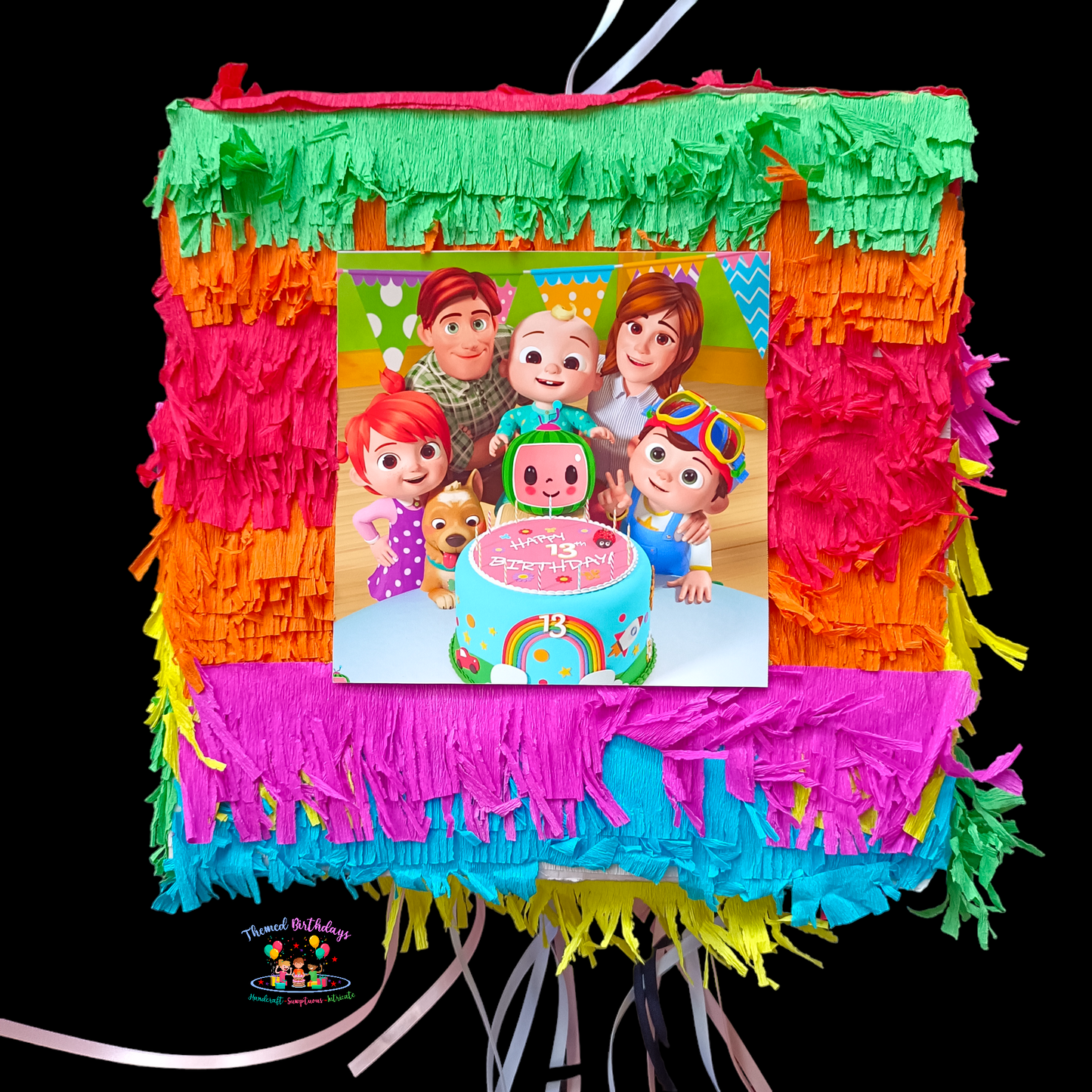 PULL THE STRINGS PINATAS (SQUARE SHAPE)