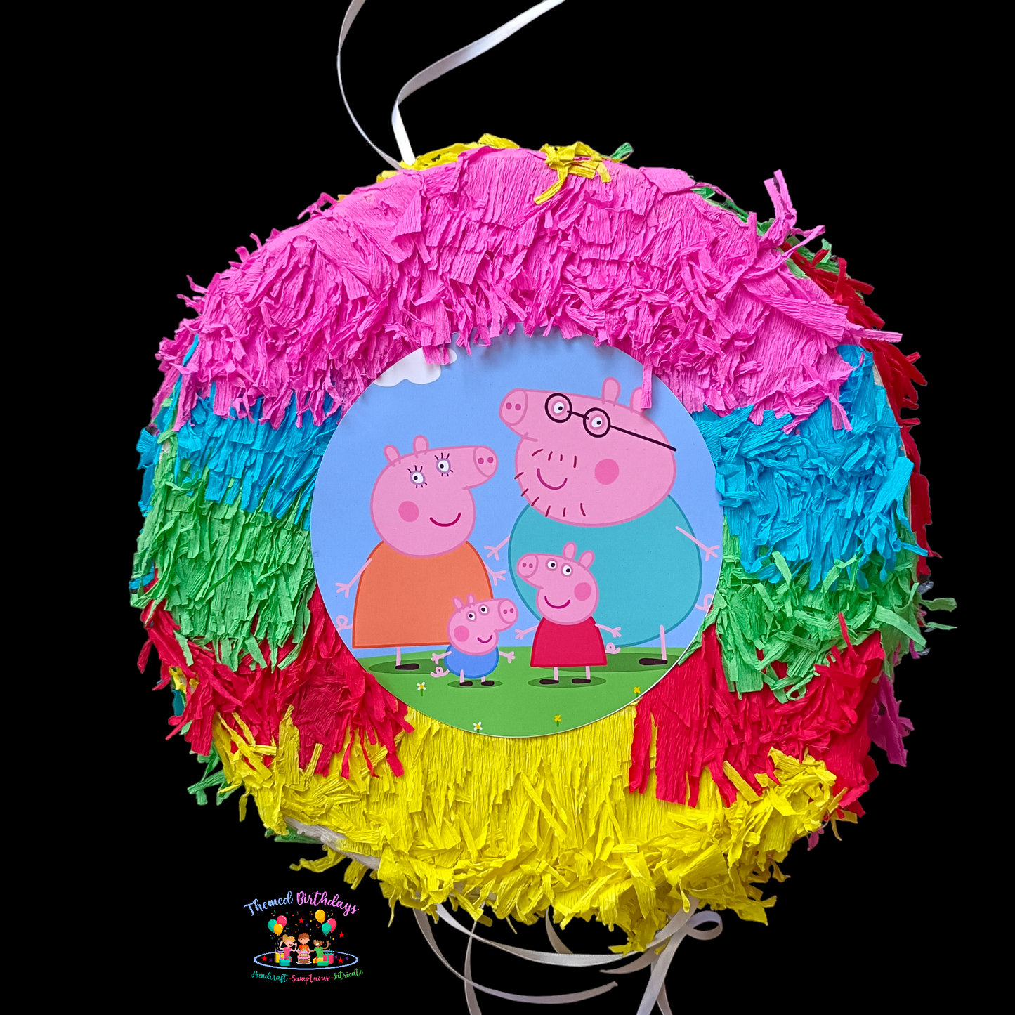 PULL THE STRINGS PINATAS (ROUND SHAPE)