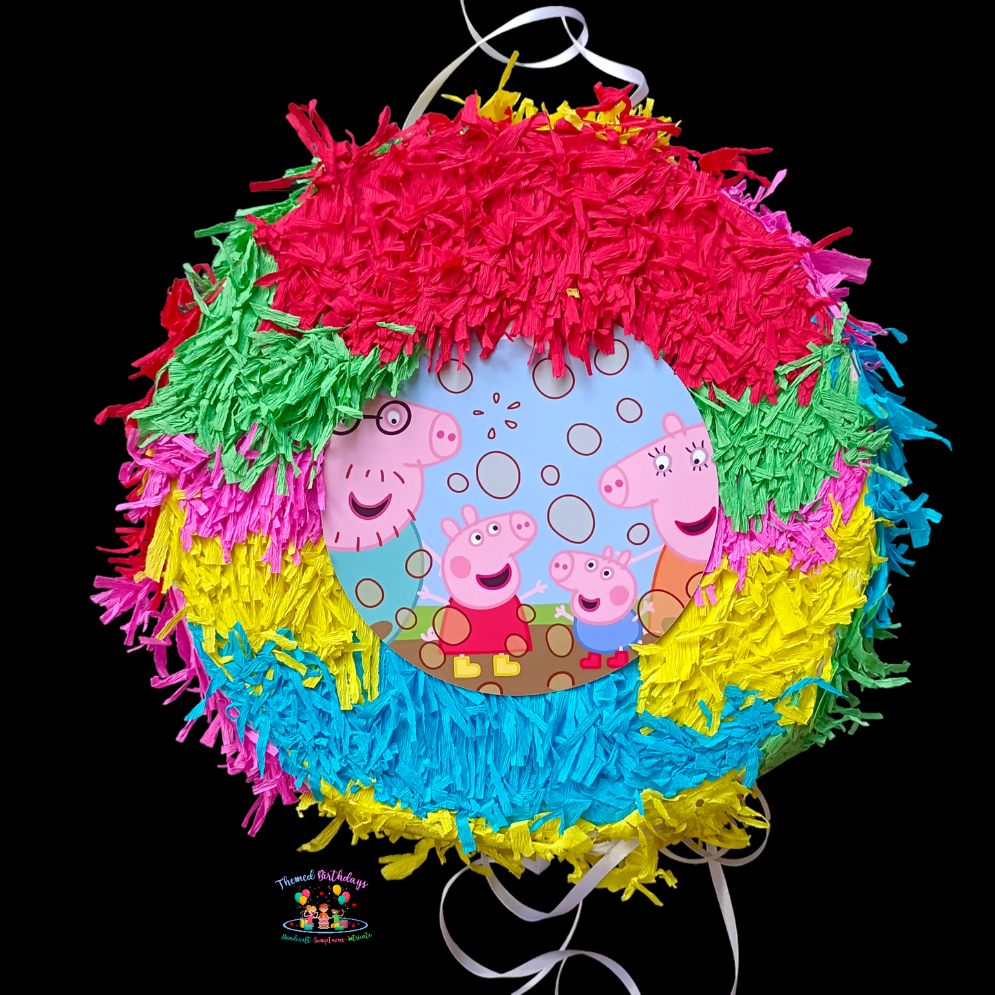 PULL THE STRINGS PINATAS (ROUND SHAPE)