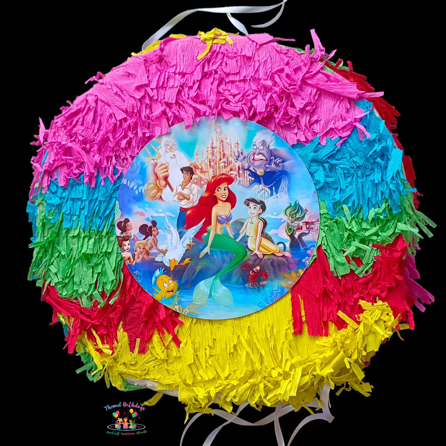 PULL THE STRINGS PINATAS (ROUND SHAPE)