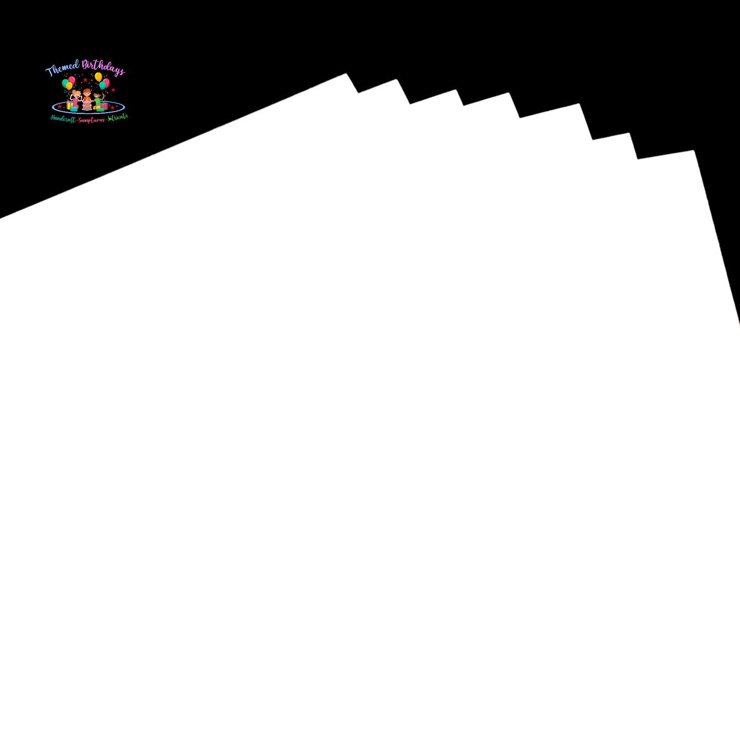 12*12 WHITE CARDSTOCK PAPER (PACK OF 12 SHEETS)