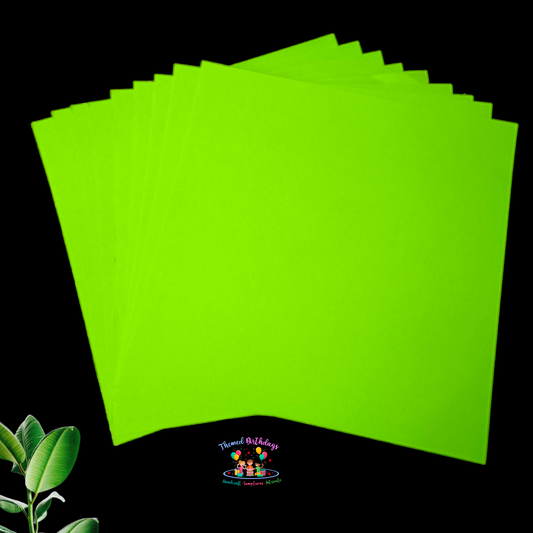 12*12 LIGHT GREEN CARDSTOCK PAPER (PACK OF 12 SHEETS)