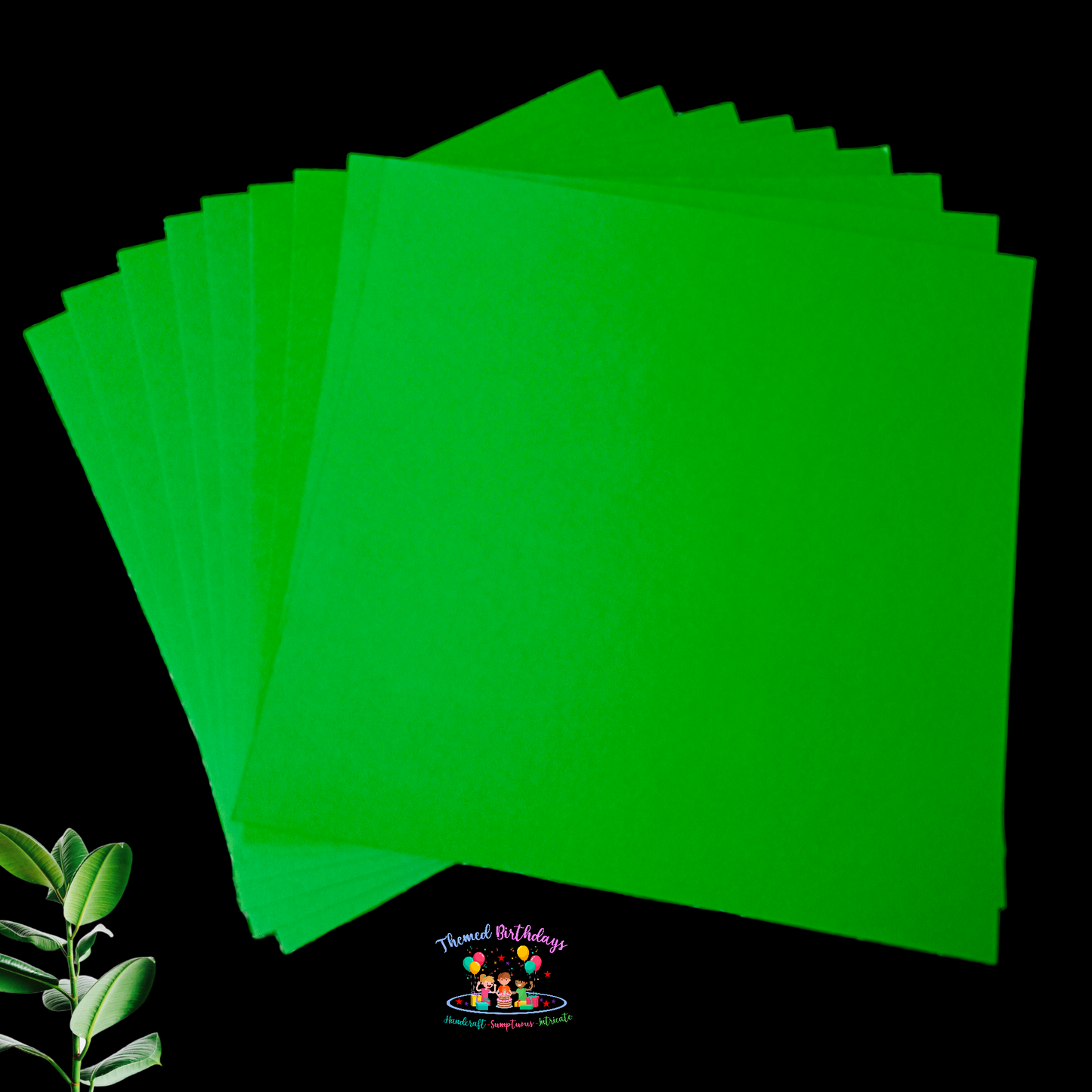 12*12 DARK GREEN CARDSTOCK PAPER (PACK OF 12 SHEETS)