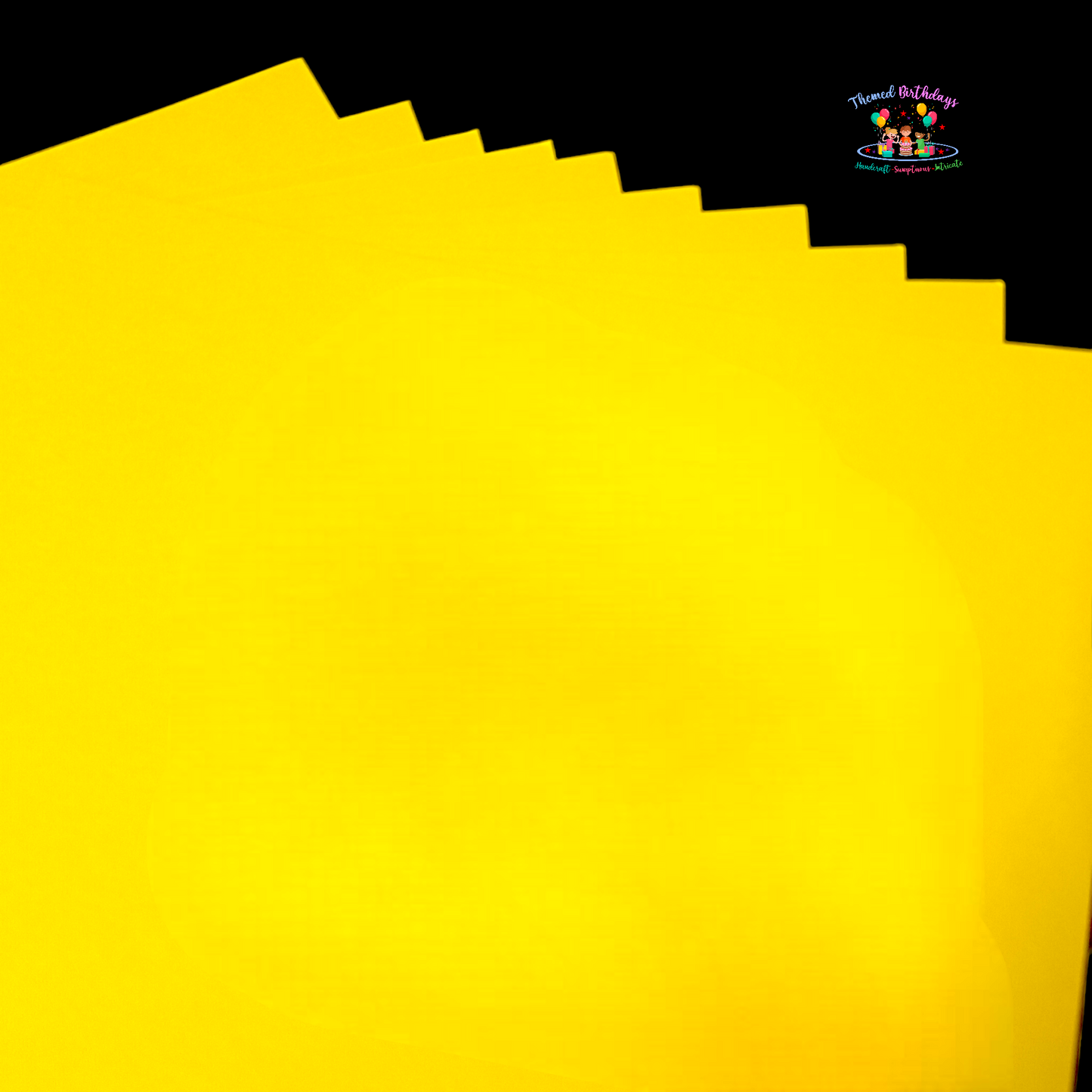 12*12 YELLOW CARDSTOCK PAPER (PACK OF 12 SHEETS)