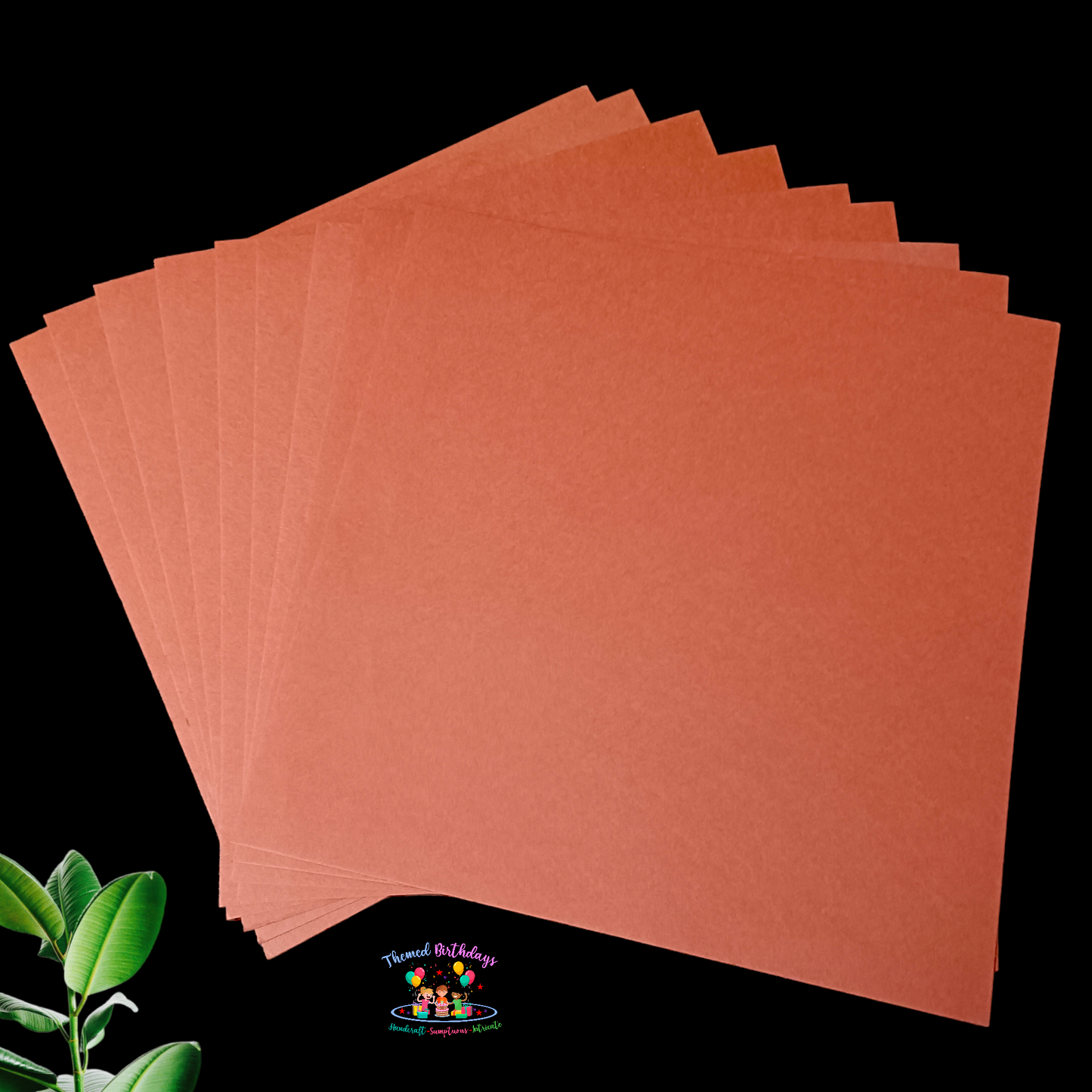 12*12 BROWN CARDSTOCK PAPER (PACK OF 12 SHEETS)