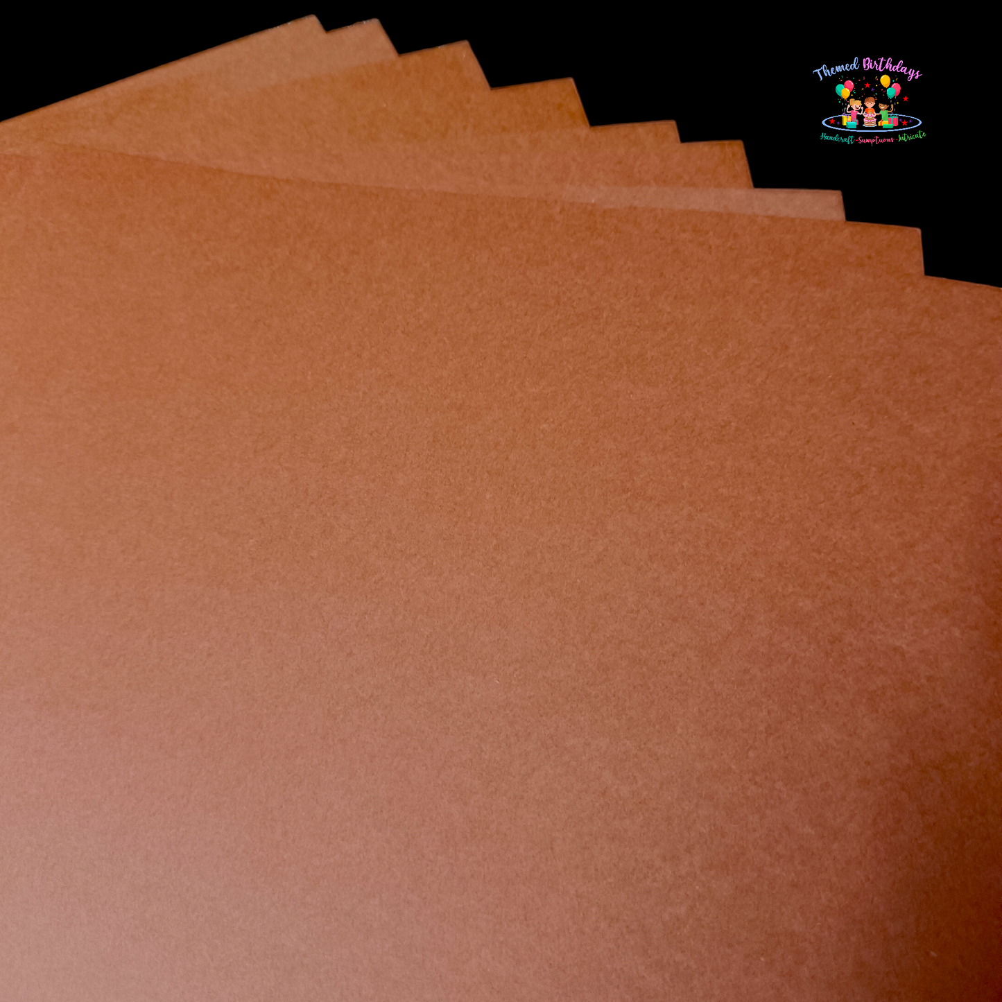 12*12 BROWN CARDSTOCK PAPER (PACK OF 12 SHEETS)