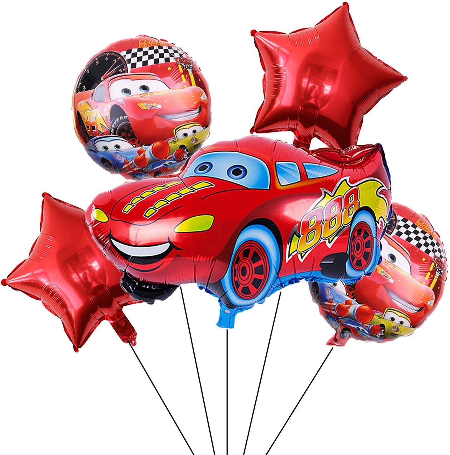 CAR FOIL BALLOON 5 PCS SET