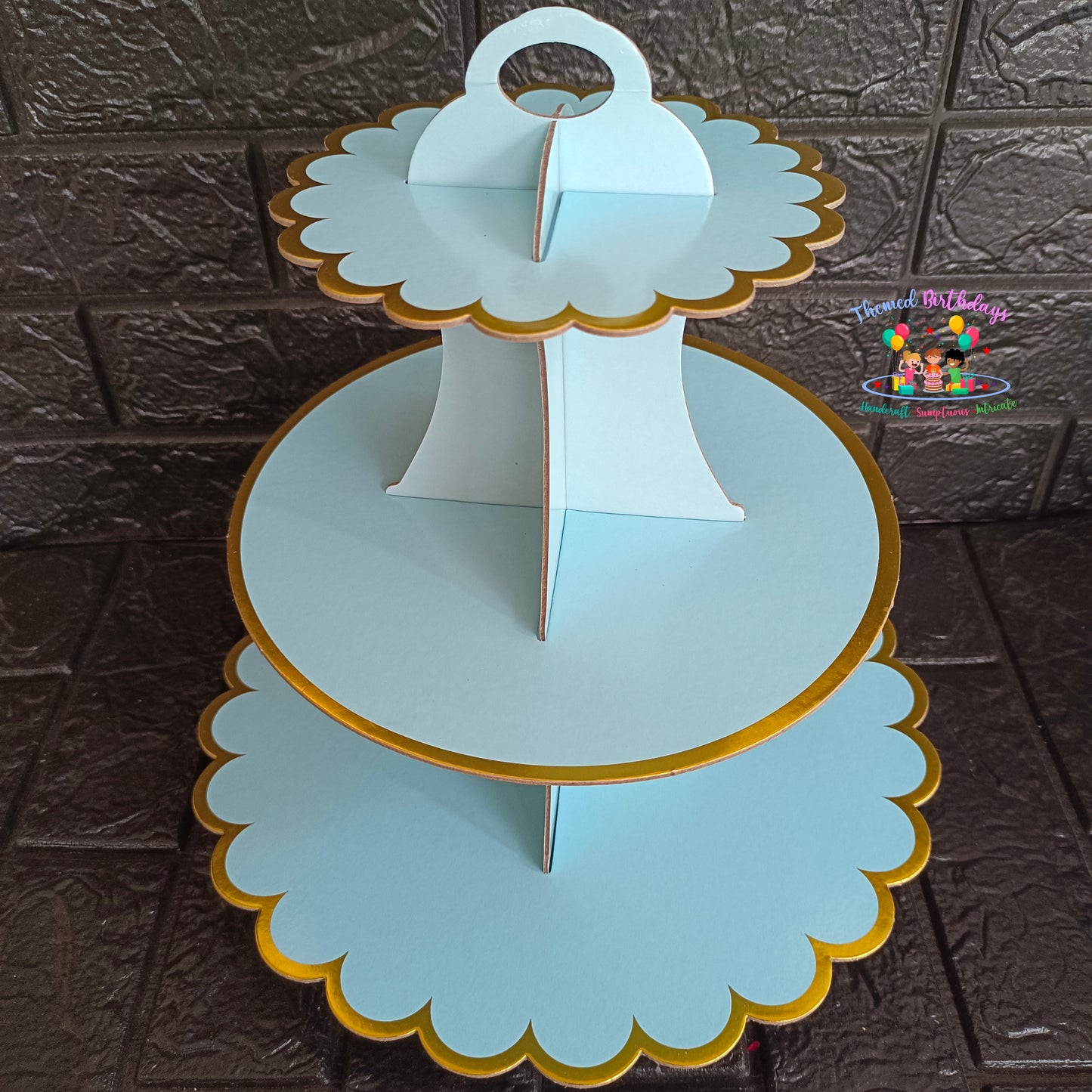 3 TIER CARDBOARD CUPCAKE STAND