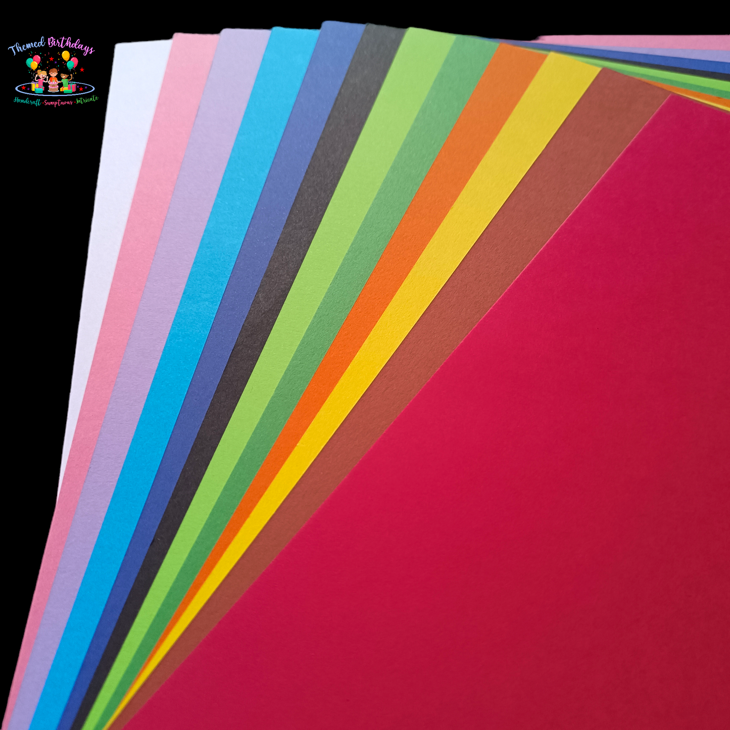 12*12 MULTICOLORED CARDSTOCK PAPER (PACK OF 12 SHEETS)