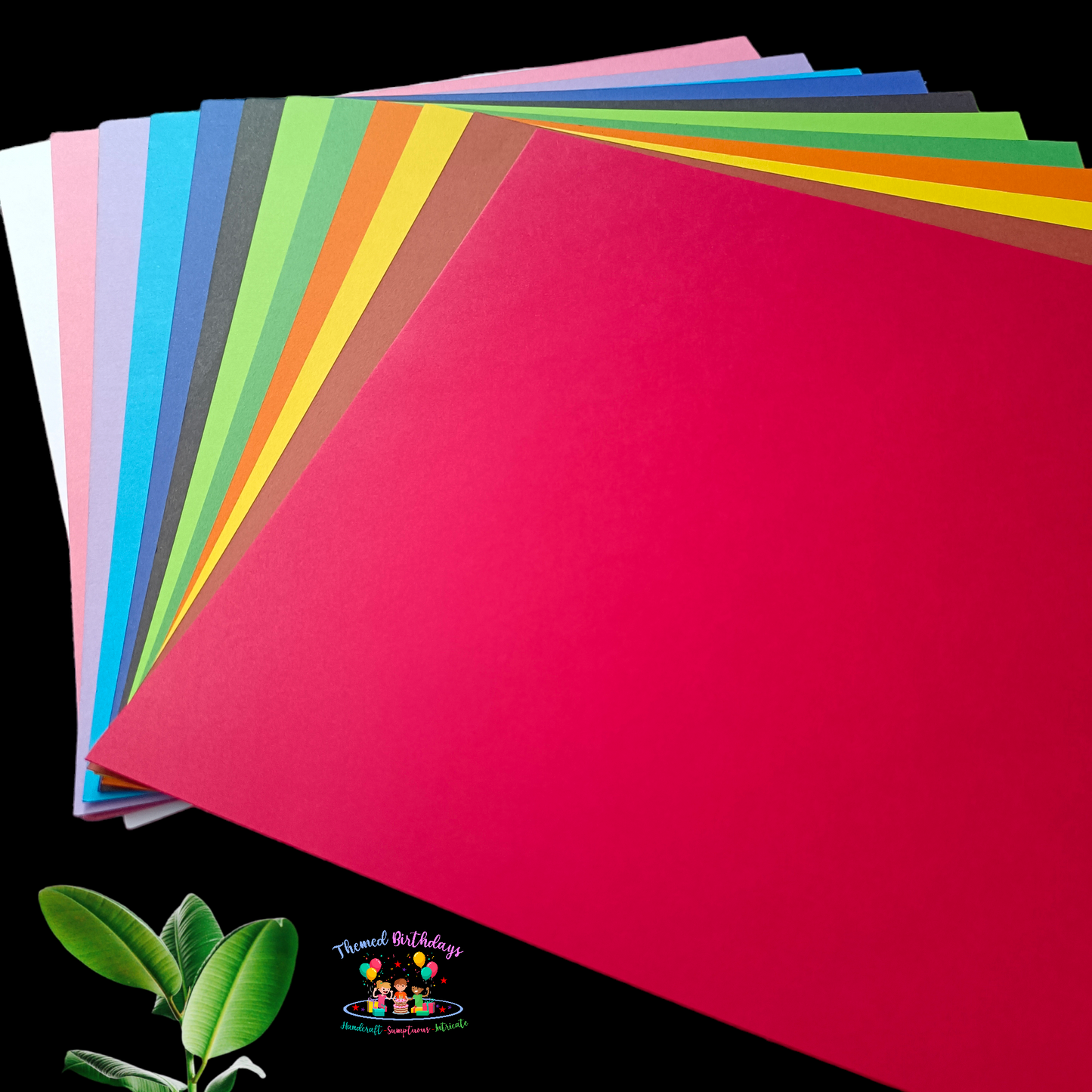 12*12 MULTICOLORED CARDSTOCK PAPER (PACK OF 12 SHEETS)