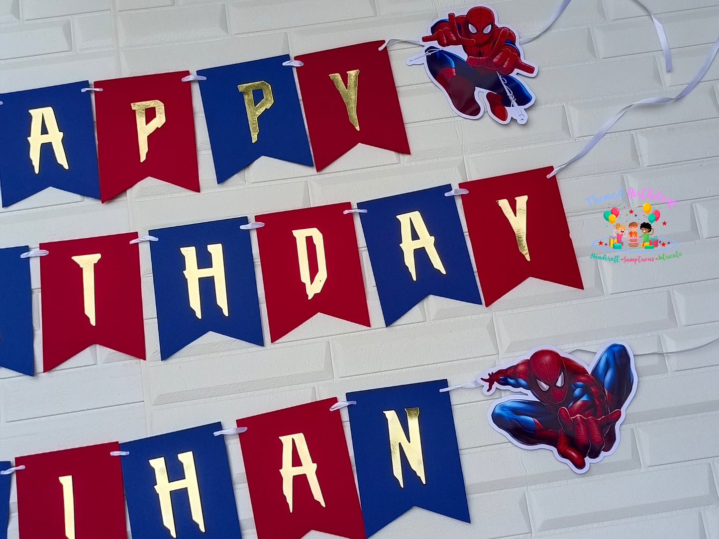 SPIDERMAN-THEMED BANNER