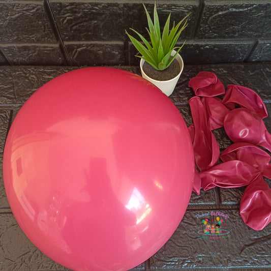 HIGH QUALITY RETRO PINK BALLOONS - 25 PCS IN A PACK