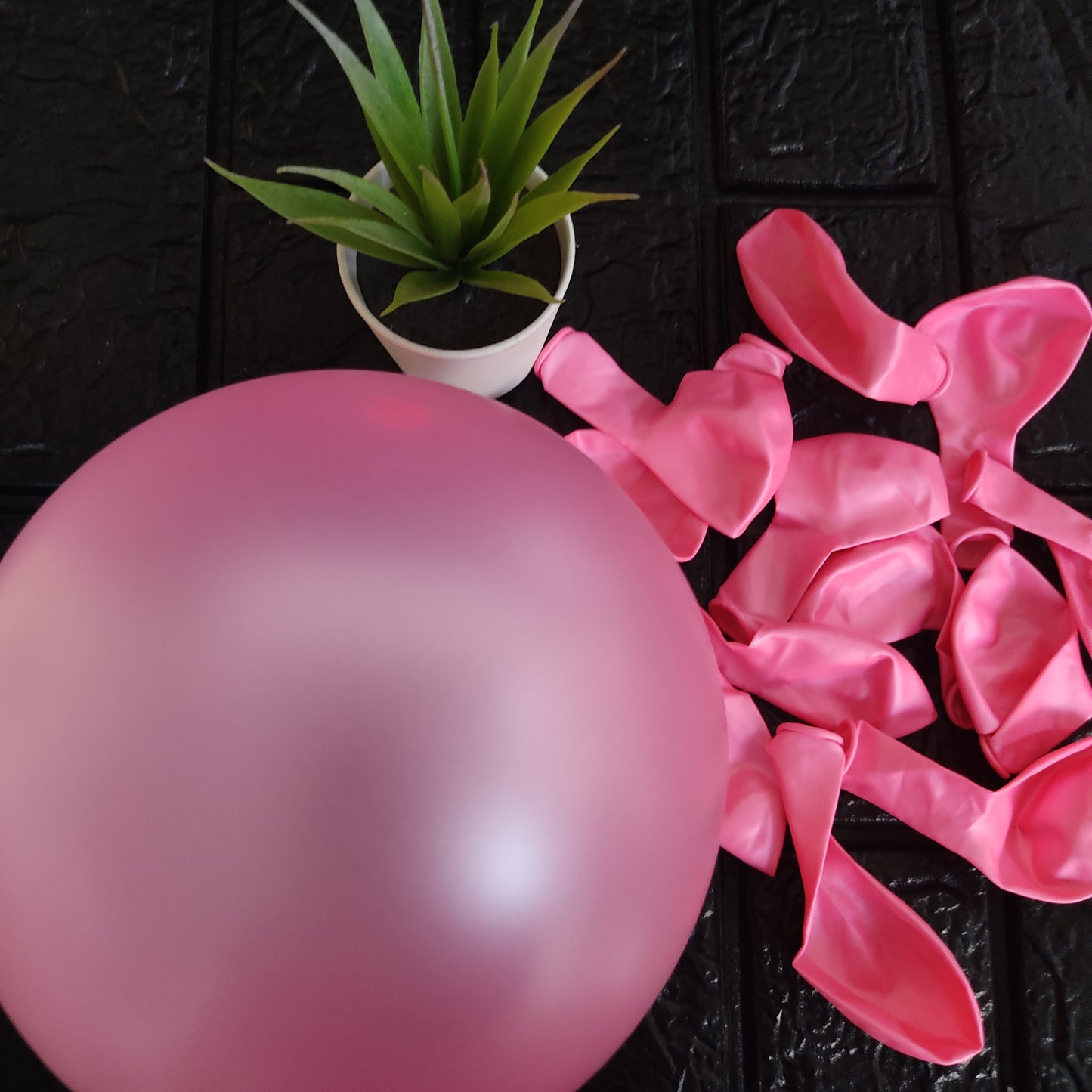 HIGH QUALITY PINK METALLIC BALLOONS - 50 PCS IN A PACK