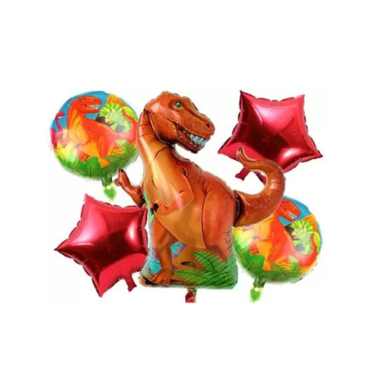 DINO FOIL BALLOON 5 PCS SET