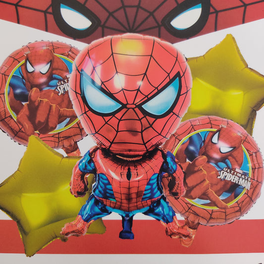 SPIDERMAN FOIL BALLOON 5 PCS SET