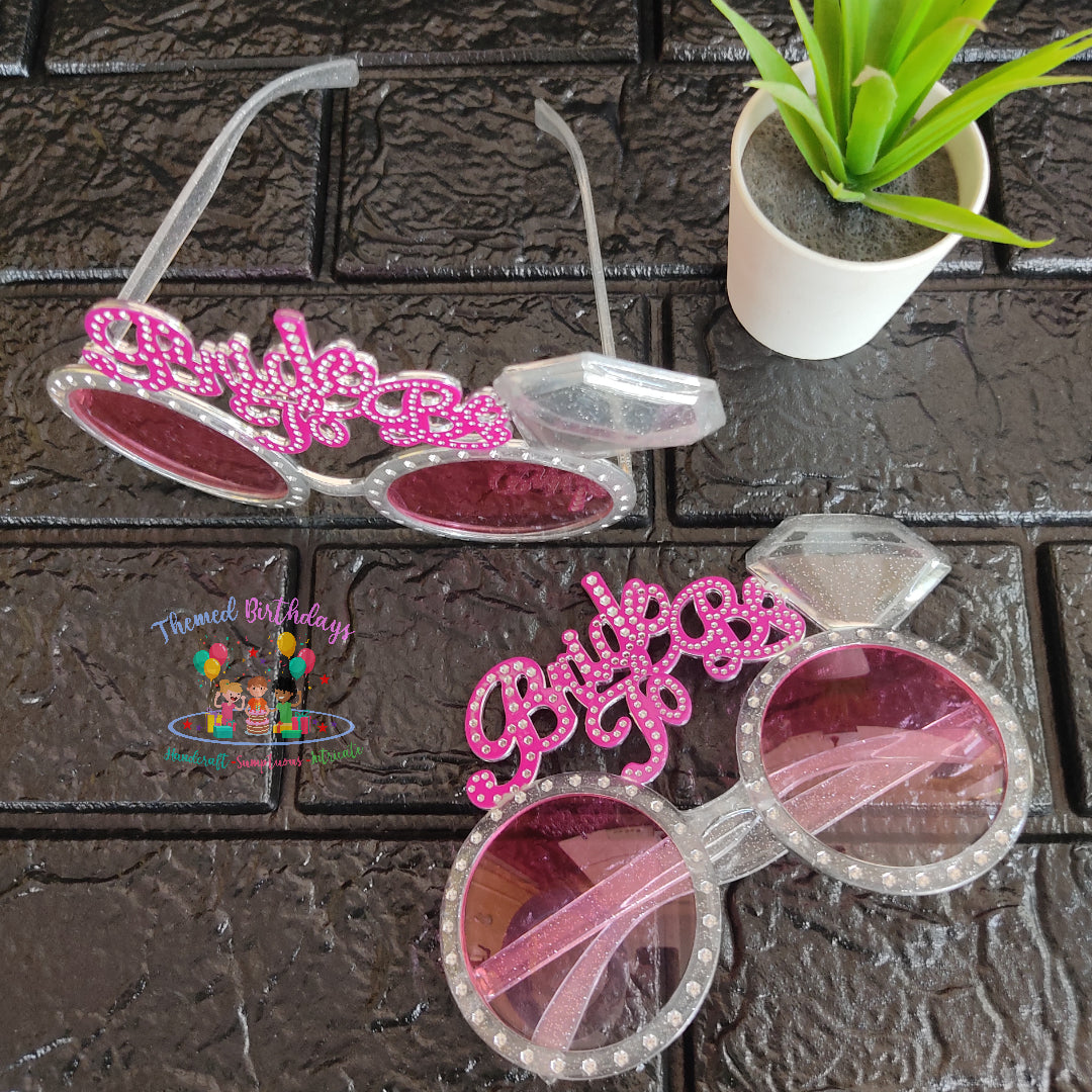 BRIDE TO BE GOGGLES/PARTY GLASS