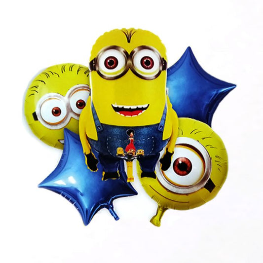 MINION FOIL BALLOON 5 PCS SET