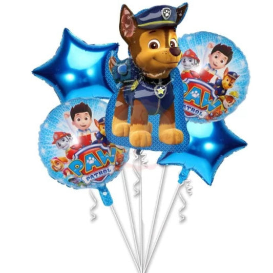 PAWPATROL FOIL BALLOON 5 PCS SET