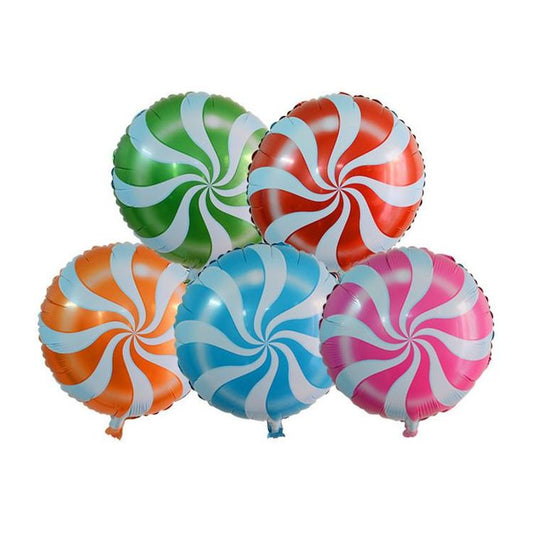 CANDY LAND FOIL BALLOON 18 INCHES 5 PCS SET