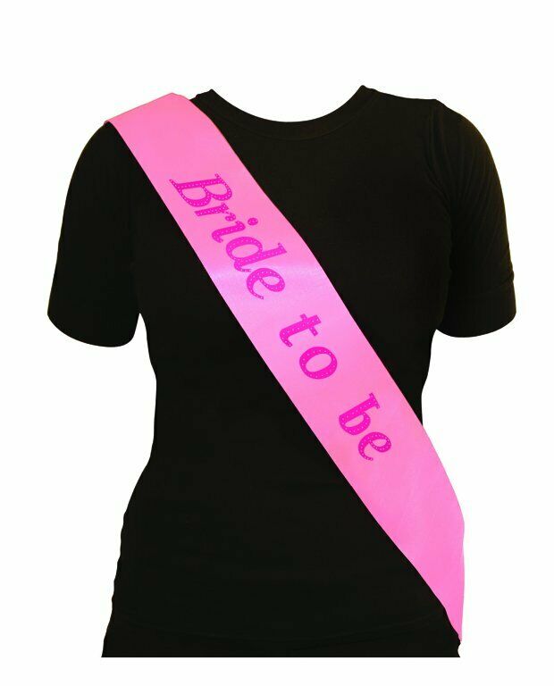 BRIDE TO BE SASH